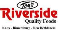 Tom's Riverside logo