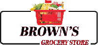 Brown's Grocery Store logo