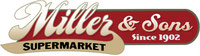 Miller and Sons Supermarket logo