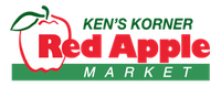 Ken's Korner Red Apple logo
