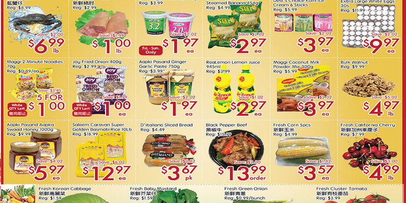 Sunny Food Mart Don Mills North York flyer
