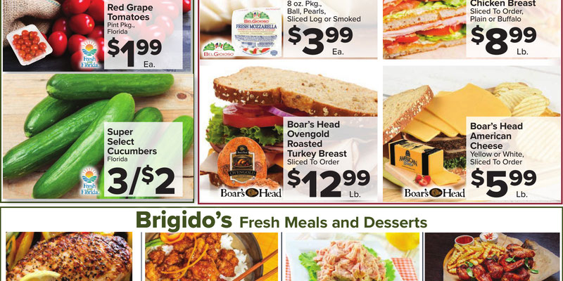 Brigido's Fresh Market flyer
