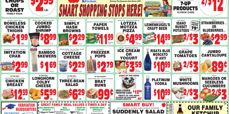 Schmitz's Economart Spooner, WI flyer