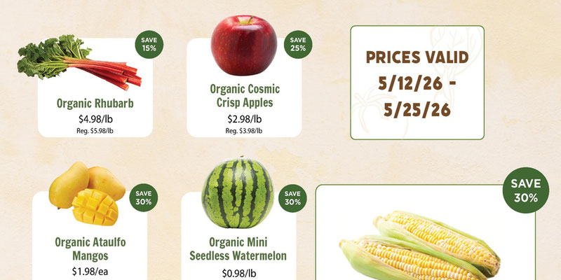 Good Earth Natural Foods Fairfax, CA Produce Specials