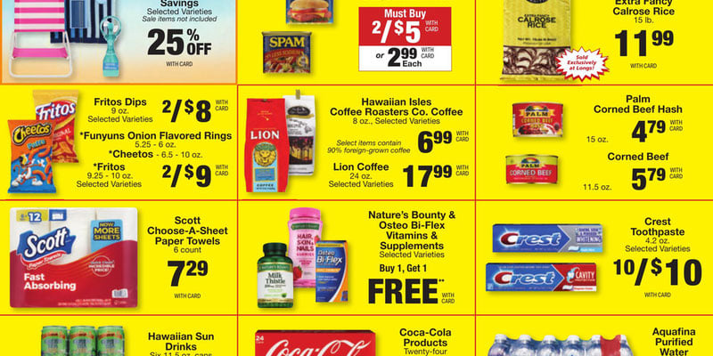 Longs Drugs Oahu flyer