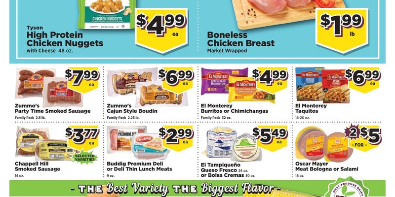 Food town Texas flyer
