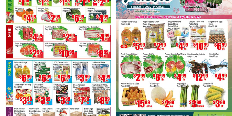 Pacific Fresh Food Market Pickering flyer