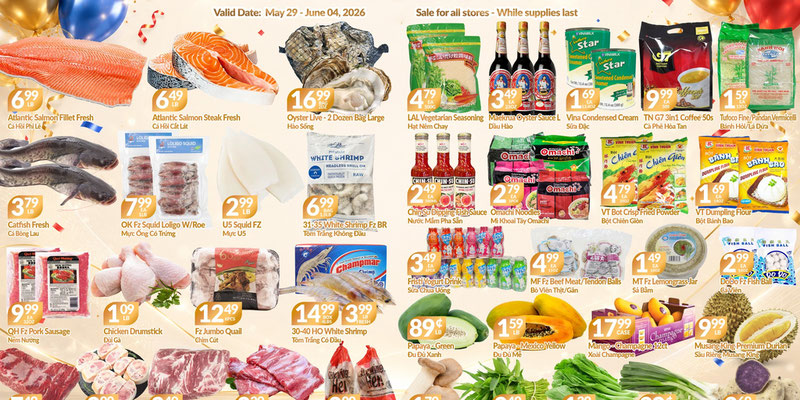 Lams Seafood Market flyer