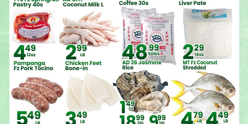 Lams Seafood Market flyer