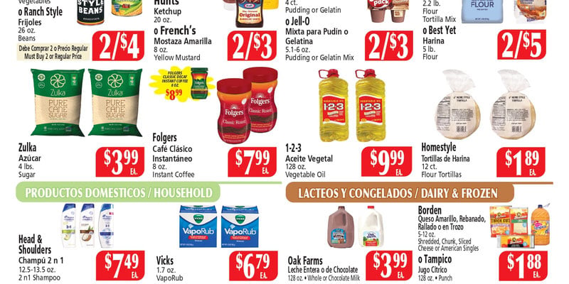El Ahorro Supermarket Houston flyer