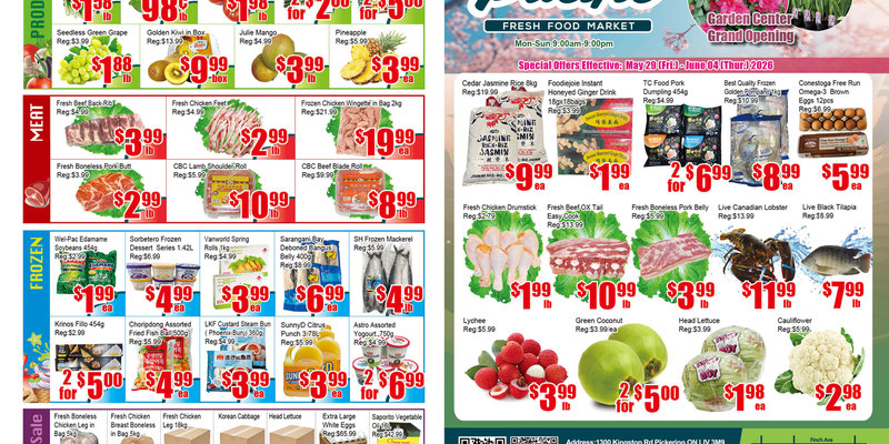 Pacific Fresh Food Market Pickering flyer