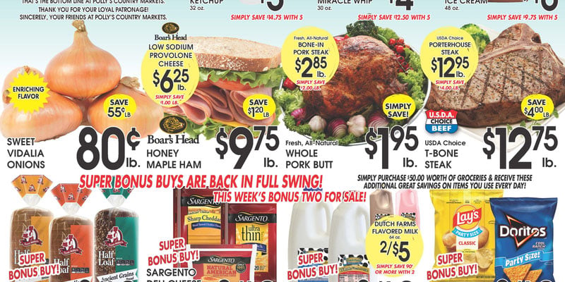 Polly's Country Market flyer