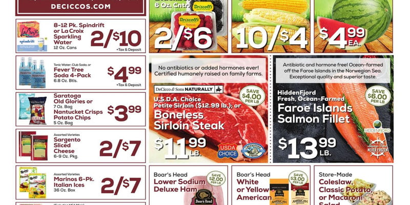 DeCicco & Sons flyer