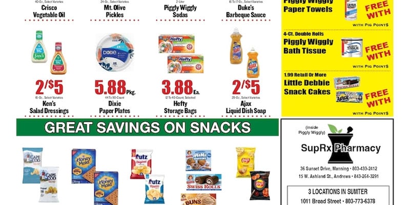 Manning Piggly Wiggly Manning, SC Weekly Ad