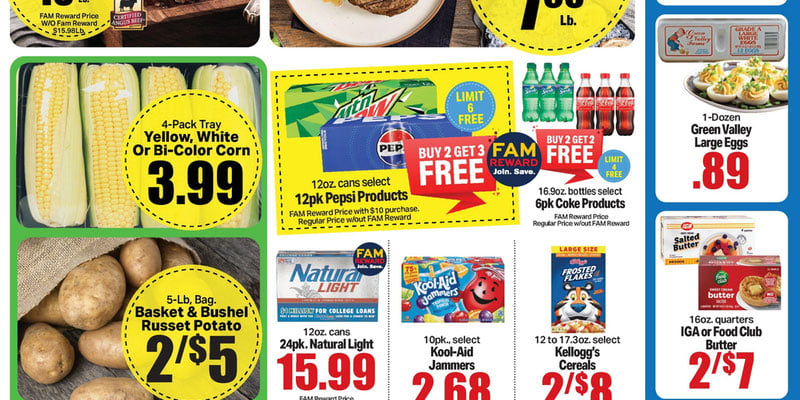 Carlie C's IGA flyer