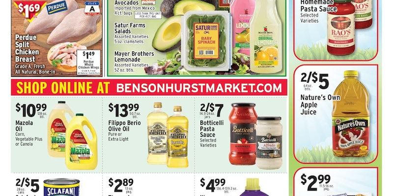 Bensonhurst Market Brooklyn, NY flyer