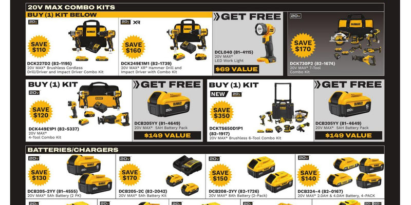 Runnings DeWalt Sale