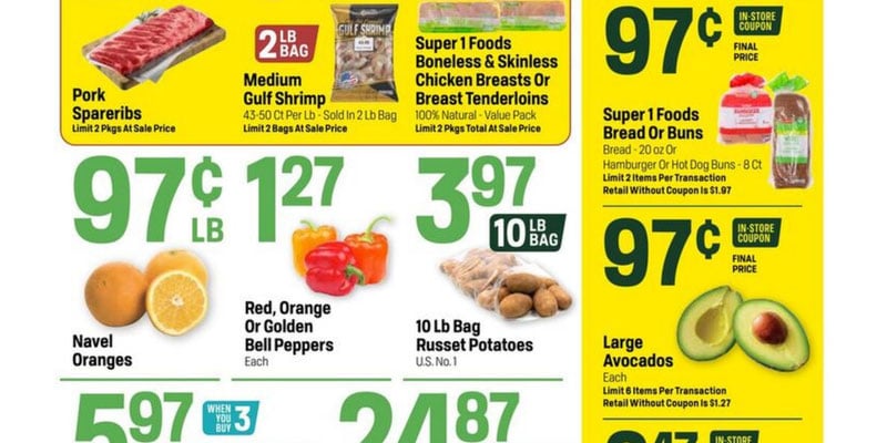 Super 1 Foods flyer
