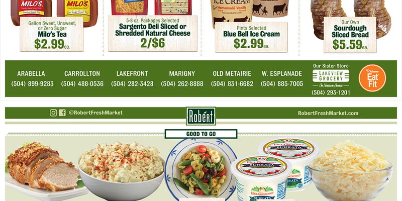 Robert Fresh Market flyer
