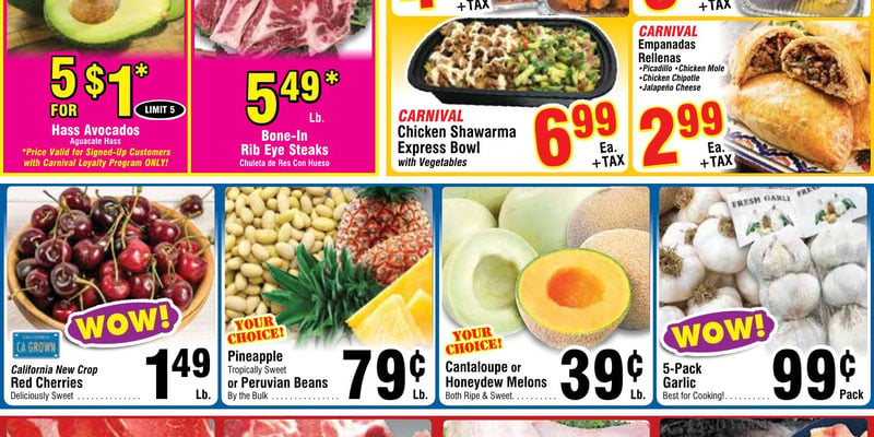 Carnival Supermarket Ad