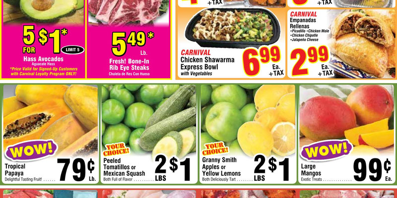 Carnival Supermarket flyer