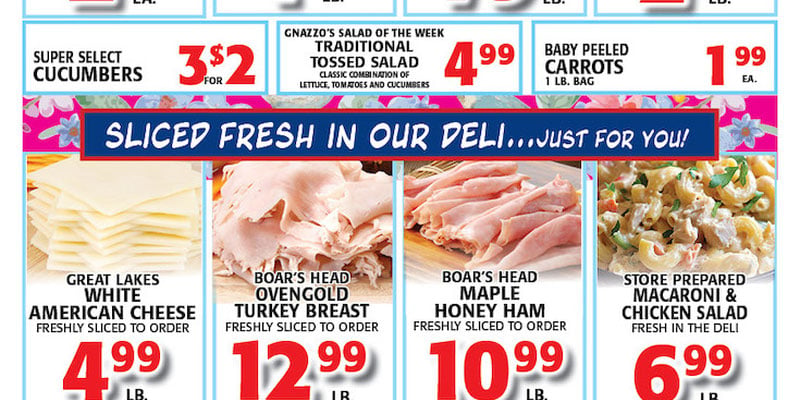 Gnazzo Food Center Plainville, CT Weekly Ad