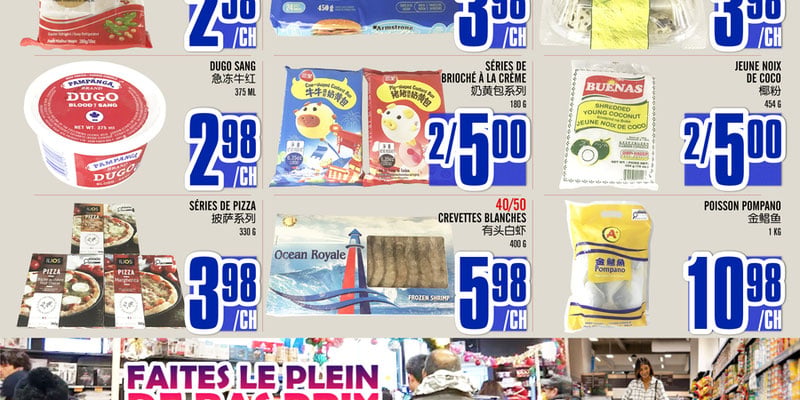 Marché Sheng Tai Quebec flyer