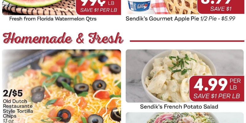 Sendik's flyer