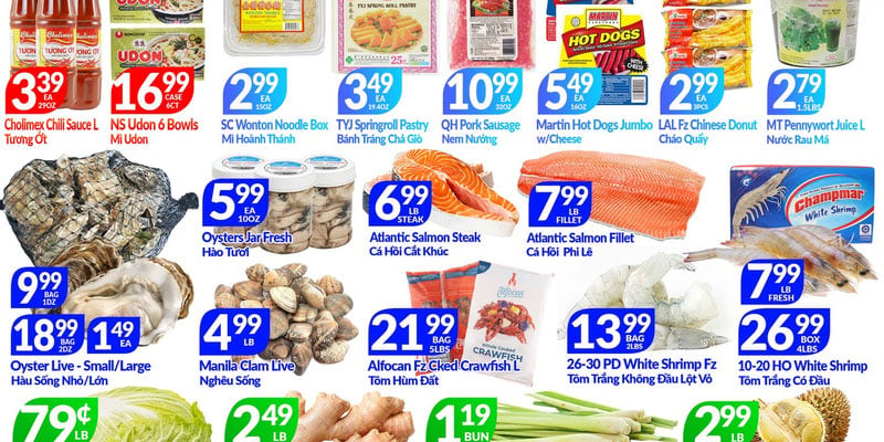 Lams Seafood Market Weekly Sale | Seattle's Weekly Special Filipino Sale Weekly Sale
