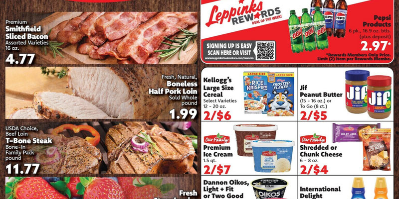 Leppinks Food Centers flyer