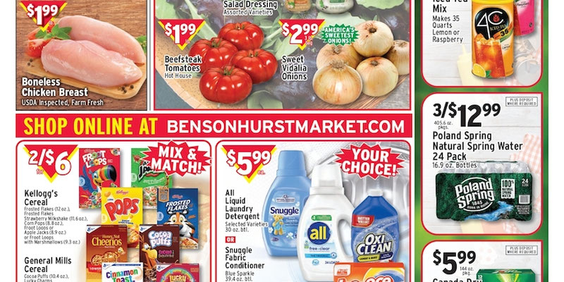Bensonhurst Market Brooklyn, NY flyer