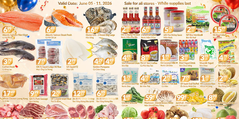 Lams Seafood Market flyer