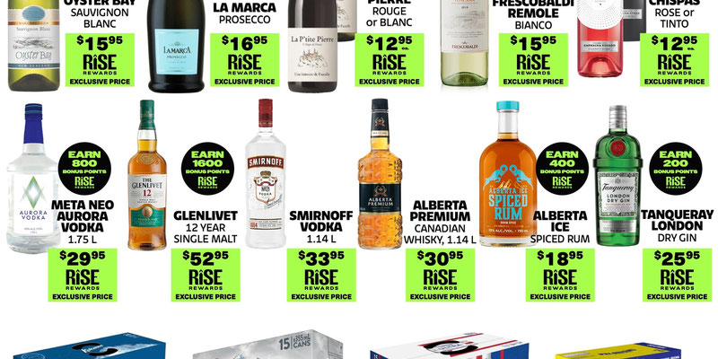 Ace Liquor flyer