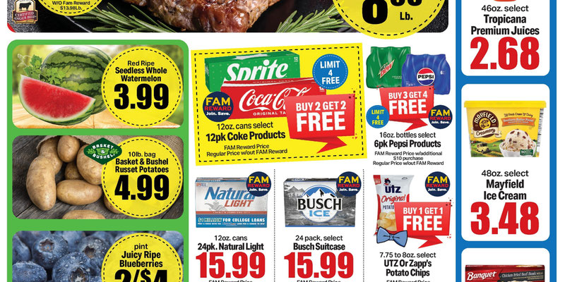 Carlie C's IGA flyer