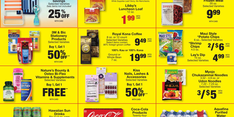 Longs Drugs Oahu flyer