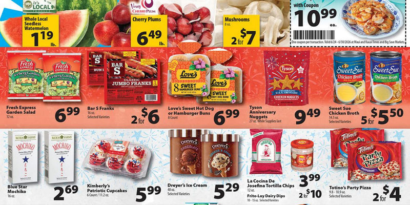 Times Supermarket Maui and Kauai flyer