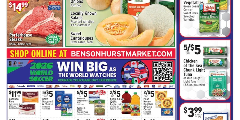 Bensonhurst Market Brooklyn, NY flyer