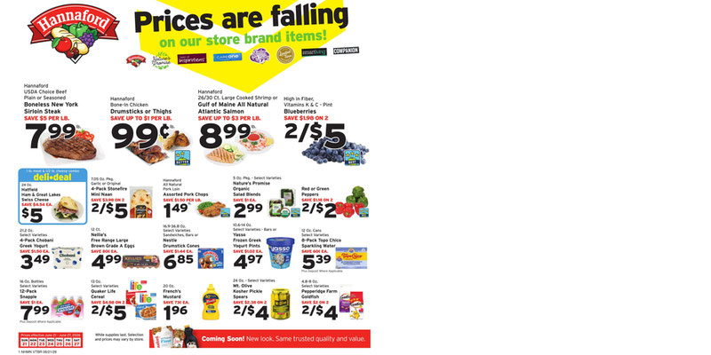 Hannaford flyer