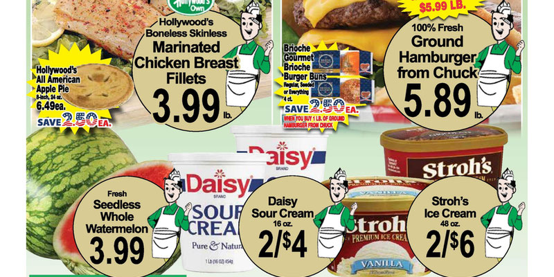 Hollywood Markets flyer