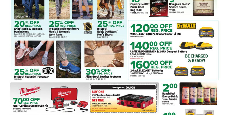 Bomgaars flyer
