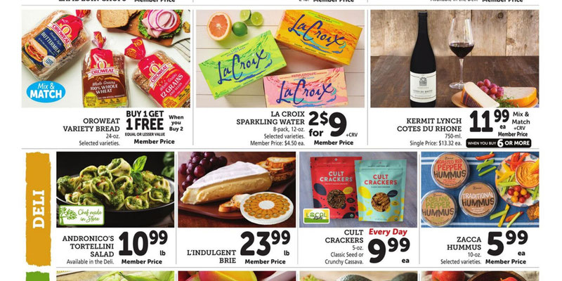 Andronico's flyer