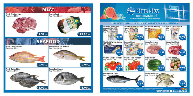 Blue Sky Supermarket North York flyer