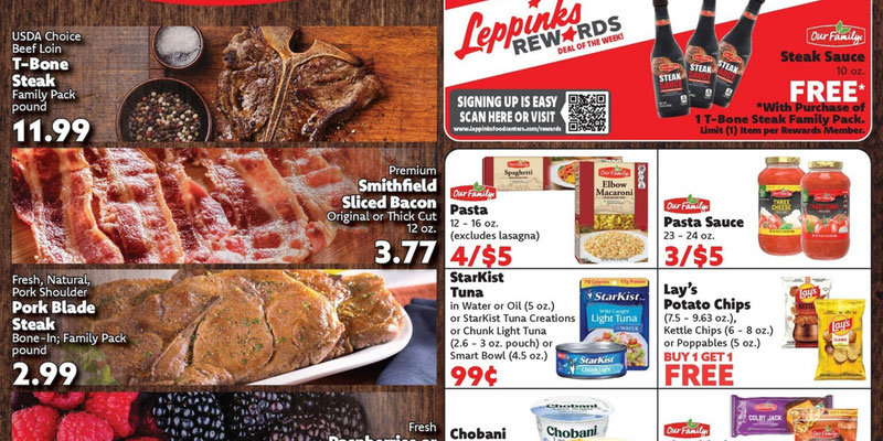 Leppinks Food Centers flyer