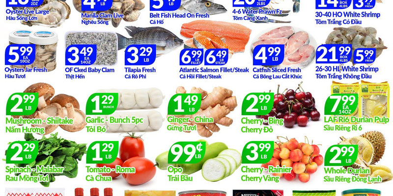 Lams Seafood Market flyer