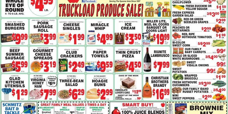 Schmitz's Economart Spooner, WI flyer