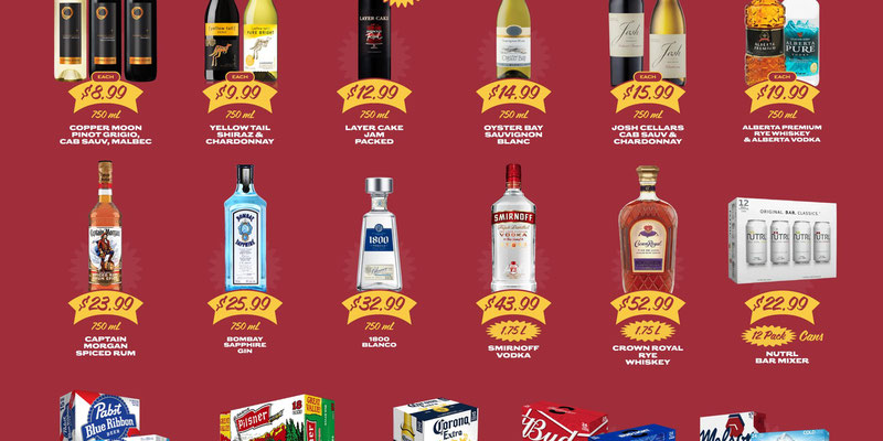 Olympia Liquor flyer
