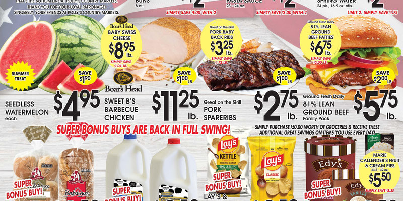 Polly's Country Market flyer