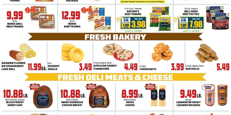Saubel Markets flyer
