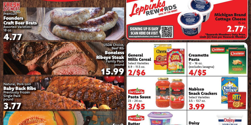 Leppinks Food Centers flyer