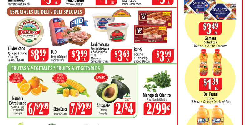 El Ahorro Supermarket Houston flyer